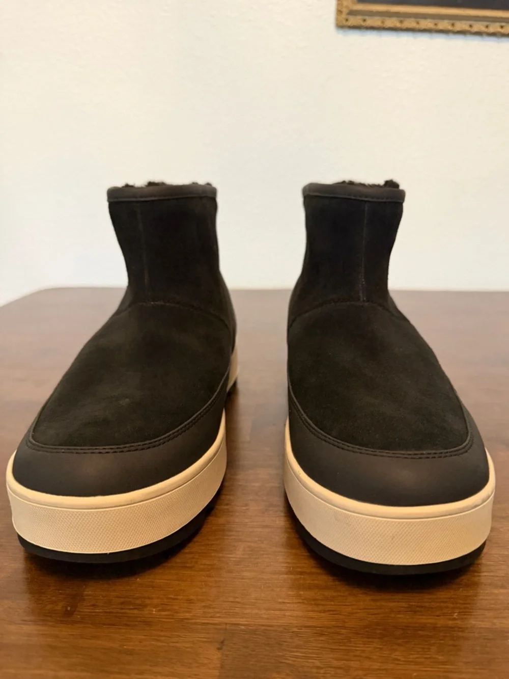 Koolaburra by UGG Black and Grey Tynlee Water Resistant Zip Fashion Boot NWOB